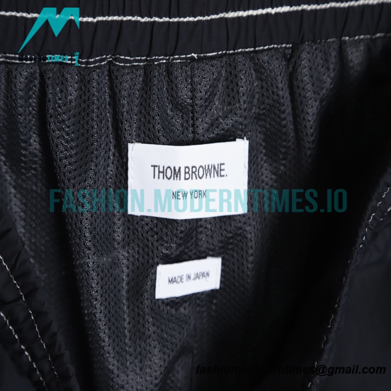 Thom Browne - Lines Nylon Woven Trench Sport Pants Thom Browne - Lines Nylon Woven Trench Sport Pants